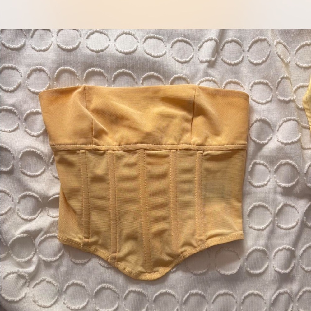 Edikted Sunny Yellow Corset
